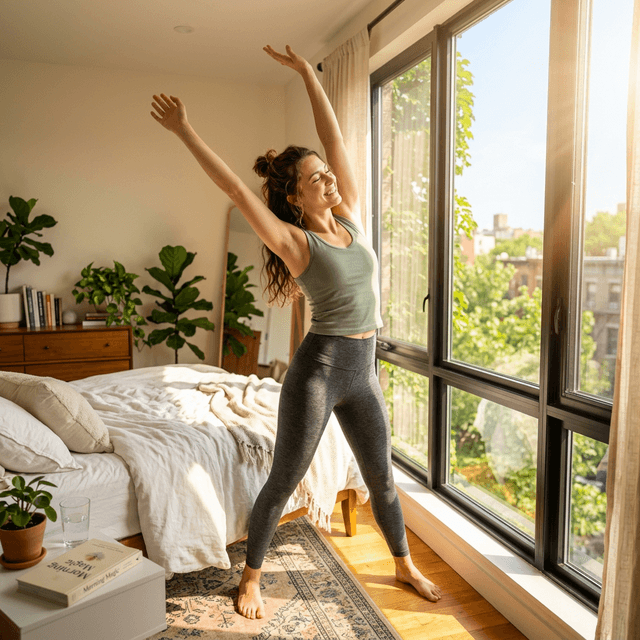 Healthy morning lifestyle